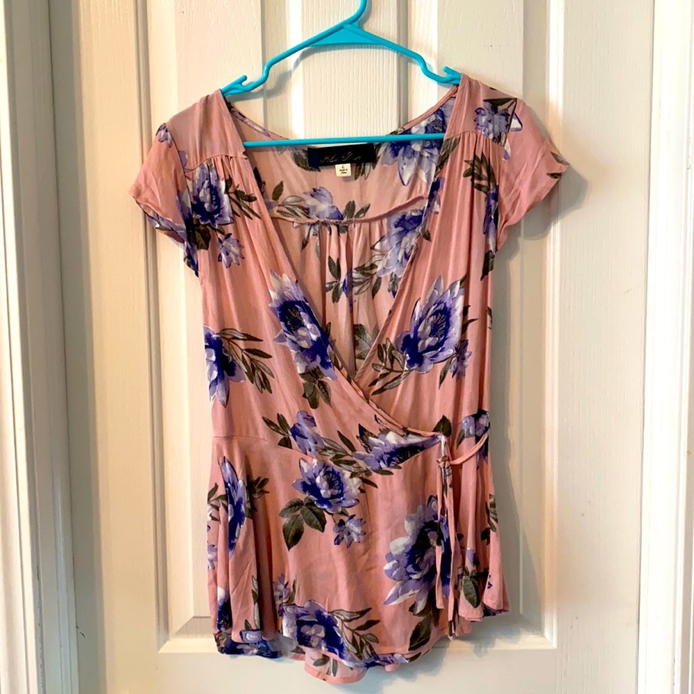 Blue Rain Women’s Tie Front Blouse